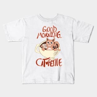 Good Morning Cat•Feine V21 Kids T-Shirt